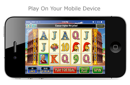 Casino Game Mobile Screen