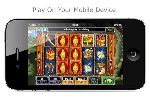 Casino Game Mobile Screen