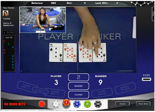 Live Dealer Blackjack Screen Shot